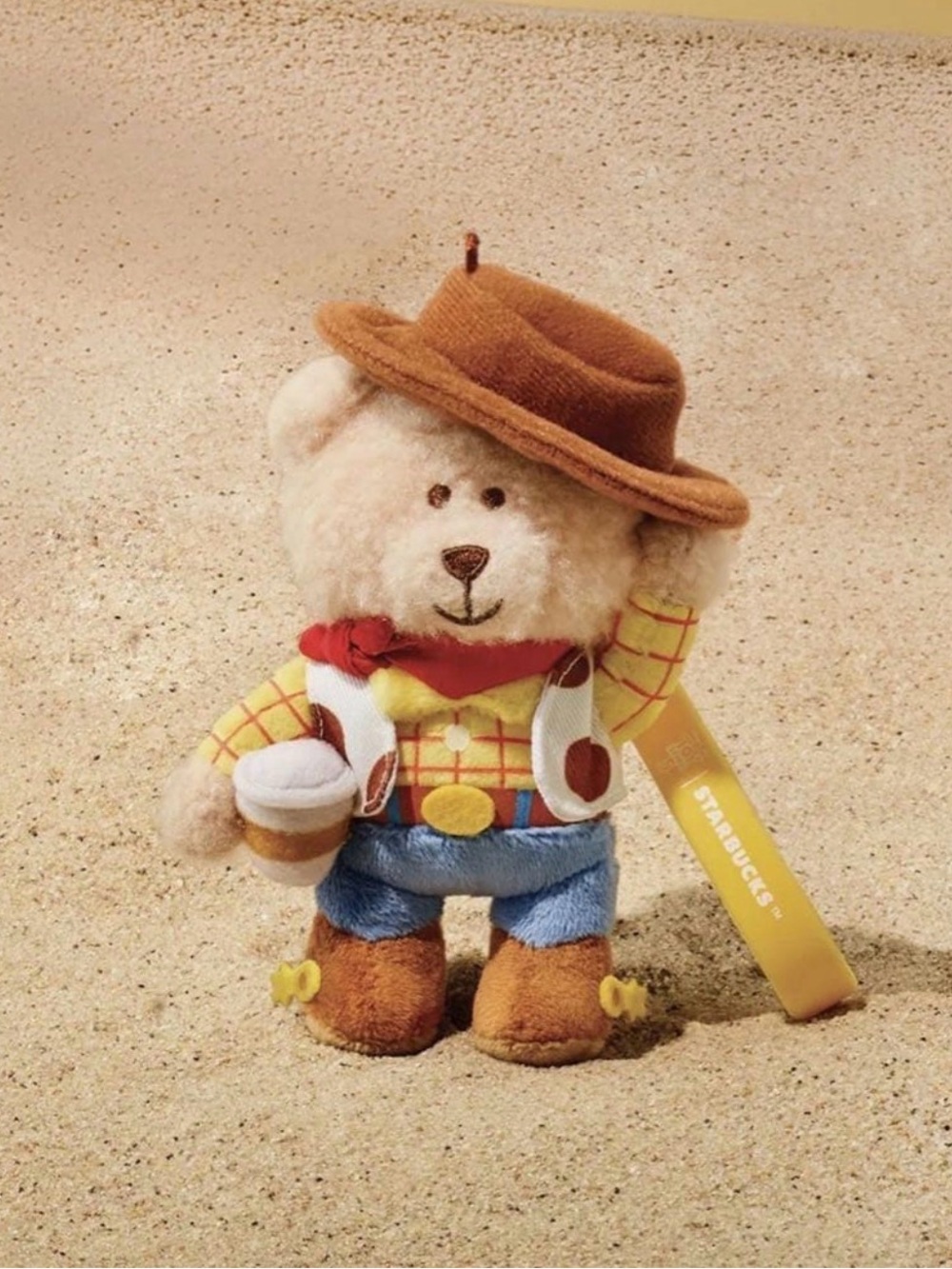 Starbucks x Toy Story Woody Bearista Keychain Korea Exclusive READY TO SHIP